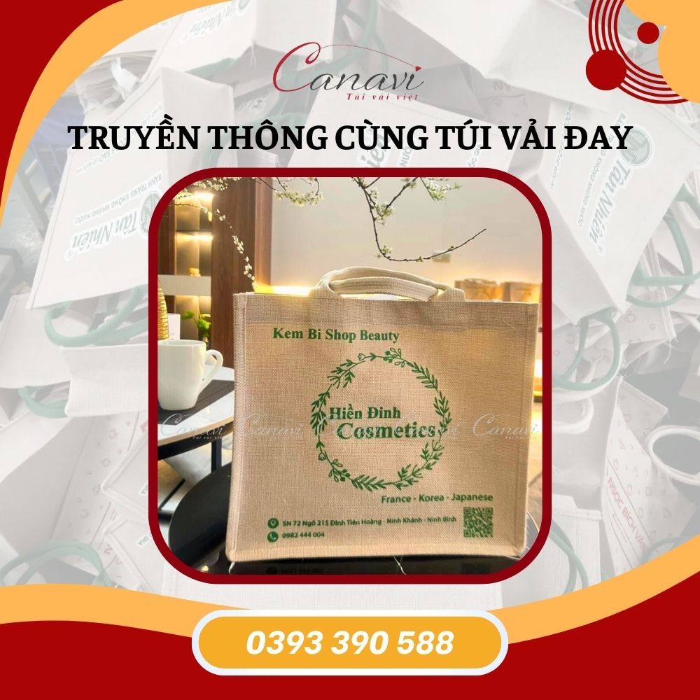 Đẩy mạnh chiến dịch truyền thông bằng túi vải đay