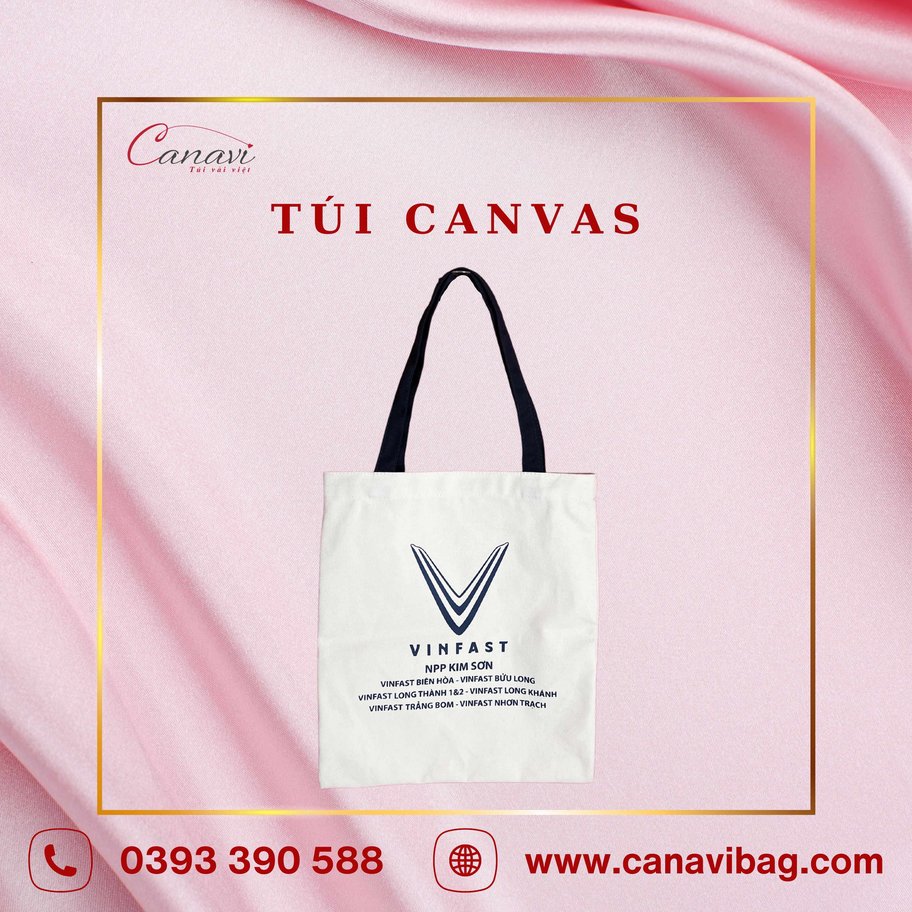 Túi Canvas (Túi Vải Bố) - Quà Tặng In Logo Doanh Nghiệp Ý Nghĩa