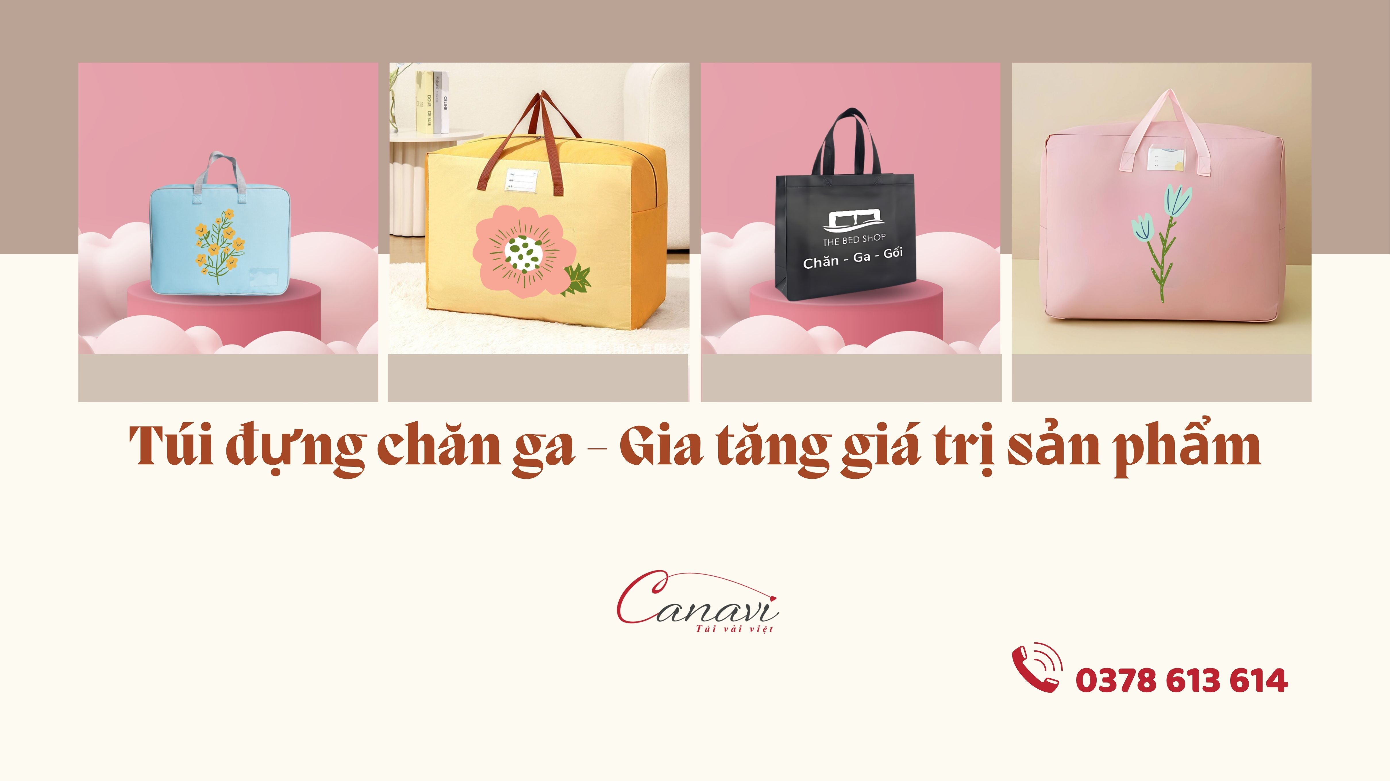 Túi đựng chăn ga - Gia tăng giá trị sản phẩm