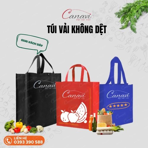 Túi vải không dệt và những lợi ích to lớn đối với con người và môi trường