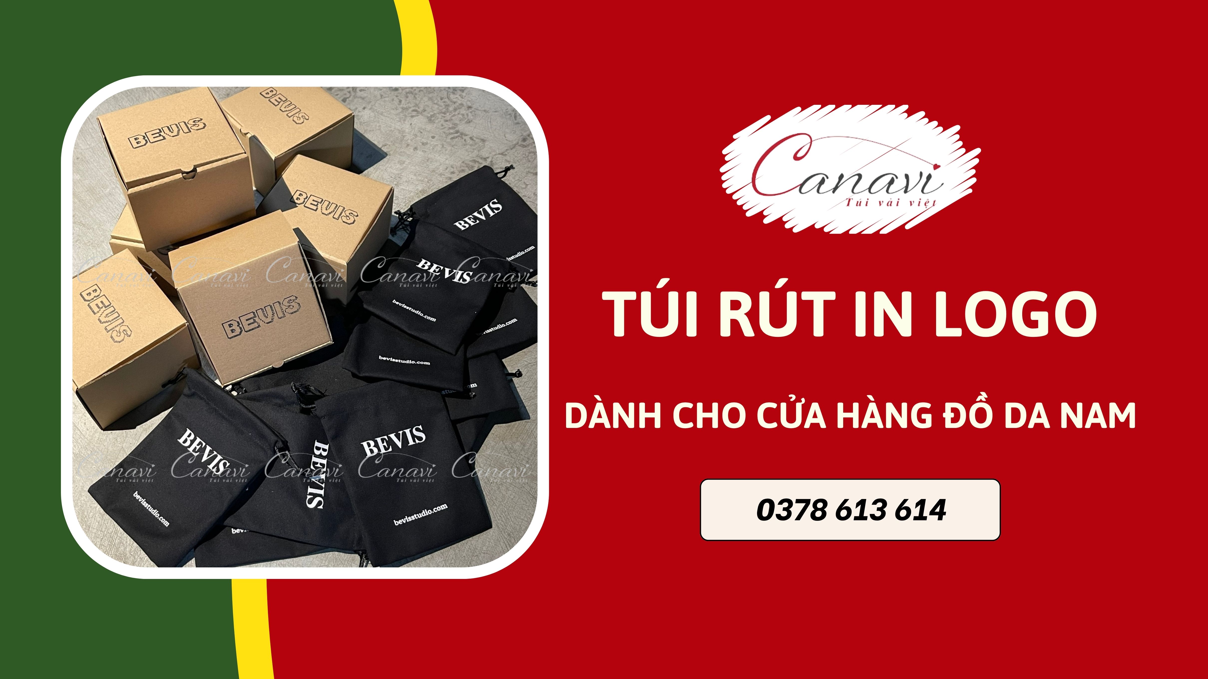 Túi Rút In Logo: Bao Bì Xinh Cho Quà Tặng Lễ Thất Tịch Dành Cho Cửa Hàng Đồ Da Nam