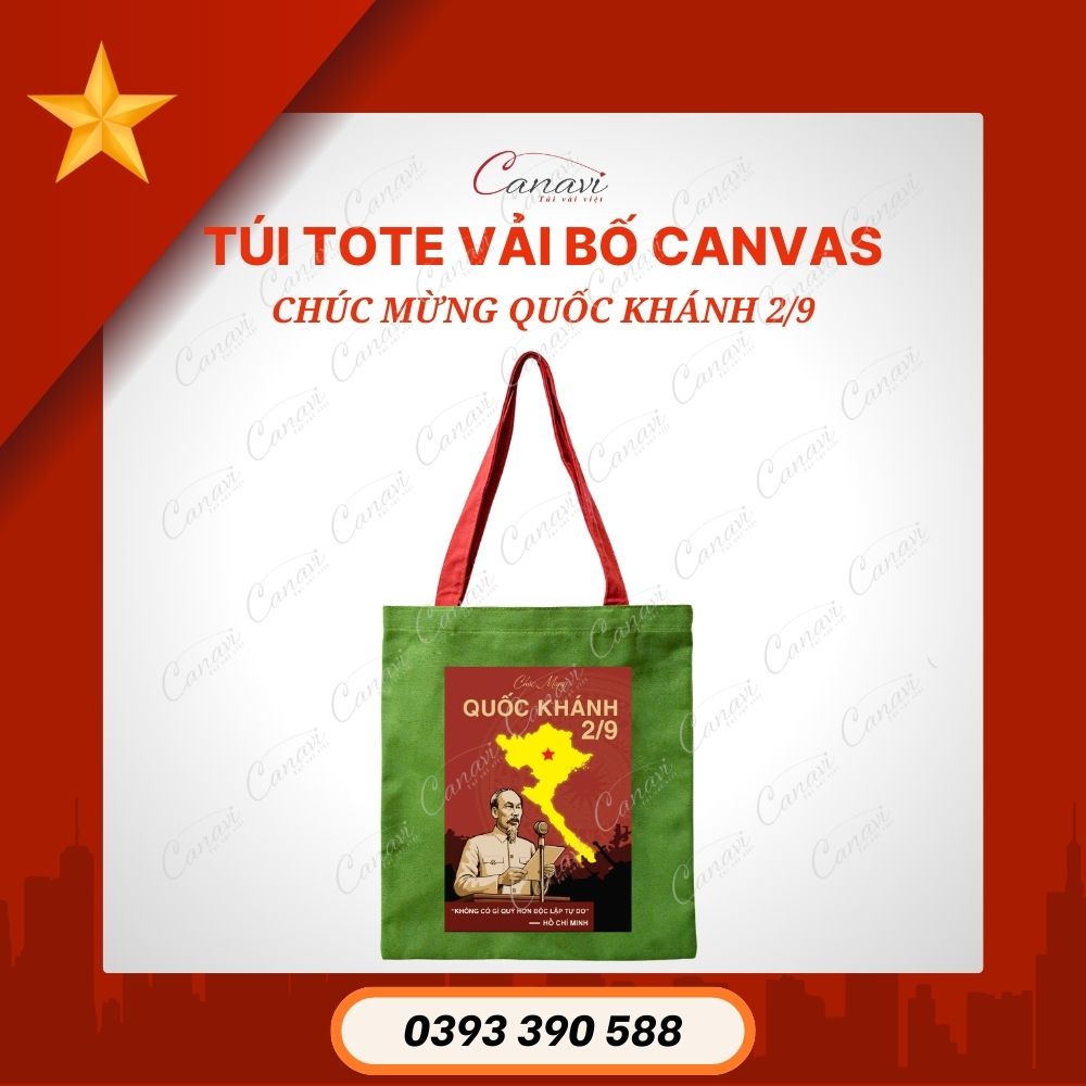 Gợi ý thiết kế mẫu túi tote vải bố canvas in logo