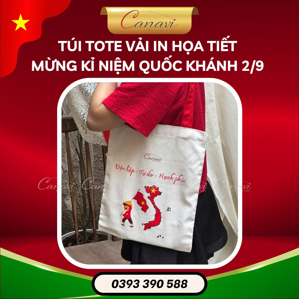 Thiết kế túi vải bố canvas tote theo từng mùa lễ