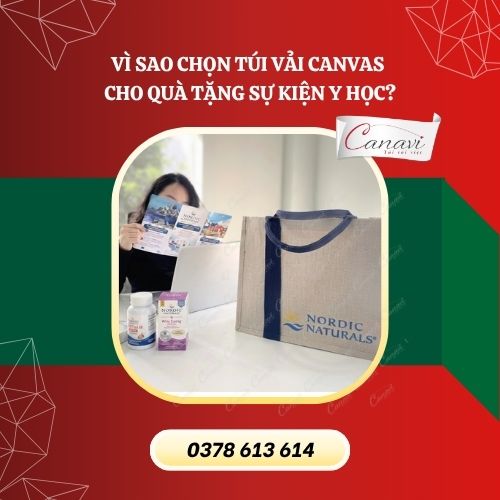 Túi vải không dệt in logo - giải pháp tiết kiệm cho sự kiện quy mô lớn