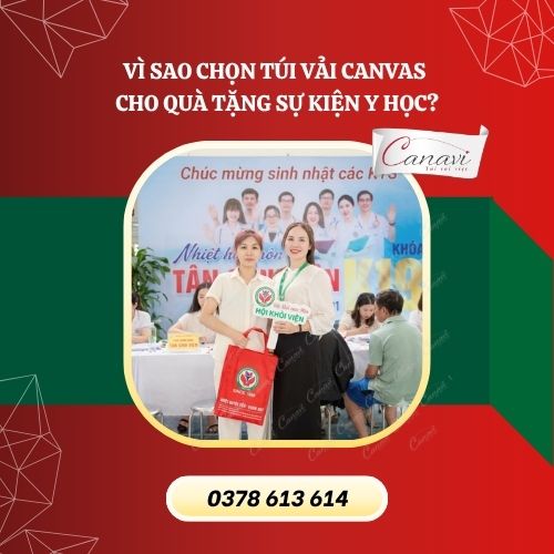 Túi vải không dệt in logo - giải pháp tiết kiệm cho sự kiện quy mô lớn