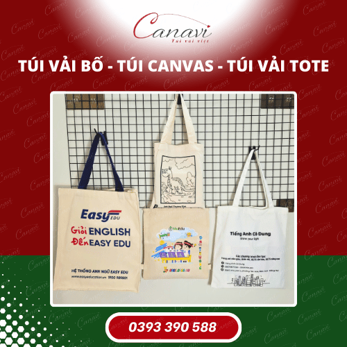 Túi vải bố - Túi canvas - Túi vải tote là gì?