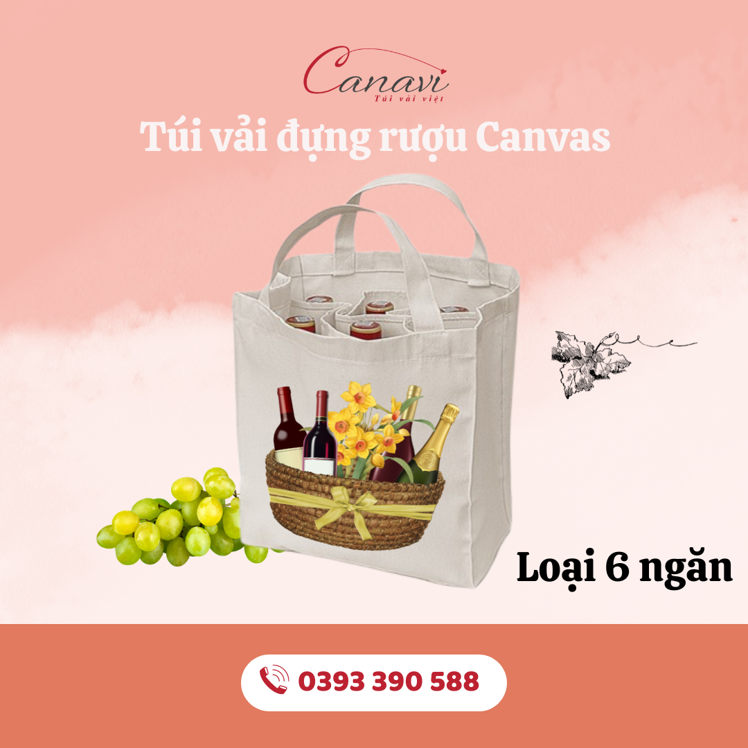 Đặc điểm nổi bật của túi vải canvas đựng rượu