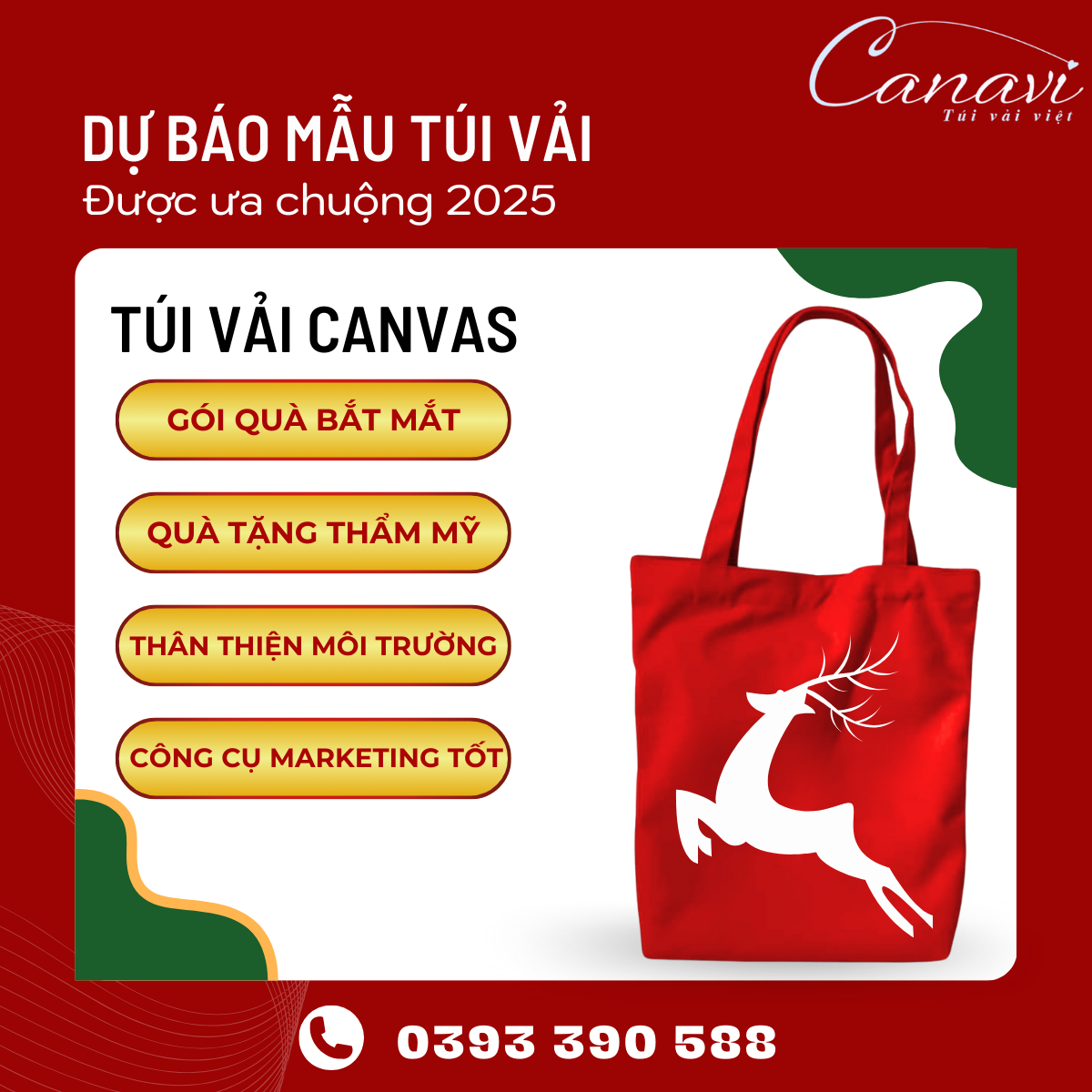 Dự Báo Túi Vải Canvas Sẽ Trở Thành Quà Tặng Doanh Nghiệp Năm 2025