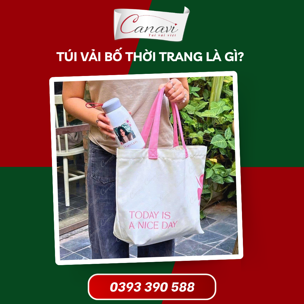 Túi vải bố canvas - Giải pháp bao bì xanh cho thương hiệu