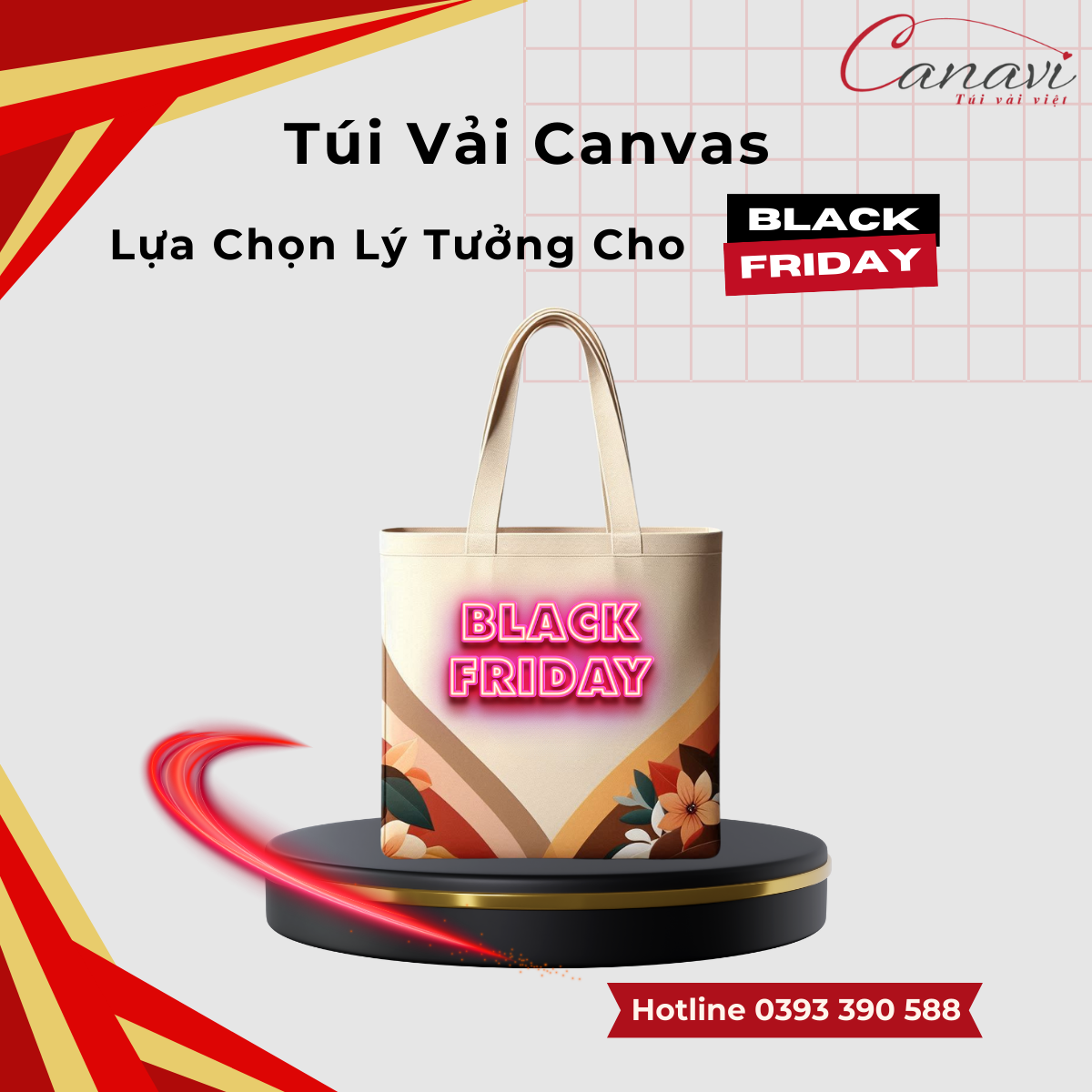 Gợi ý Mẫu Túi Vải Phù Hợp Cho Black Friday - Túi Vải Canvas