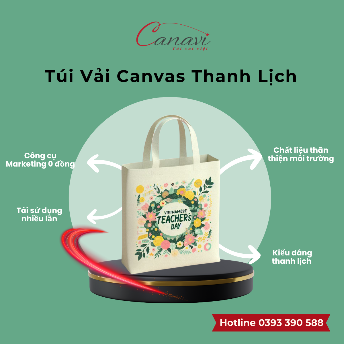 Túi Vải Canvas – Quà Tặng Đẳng Cấp, Bền Bỉ Cho Ngày Đặc Biệt