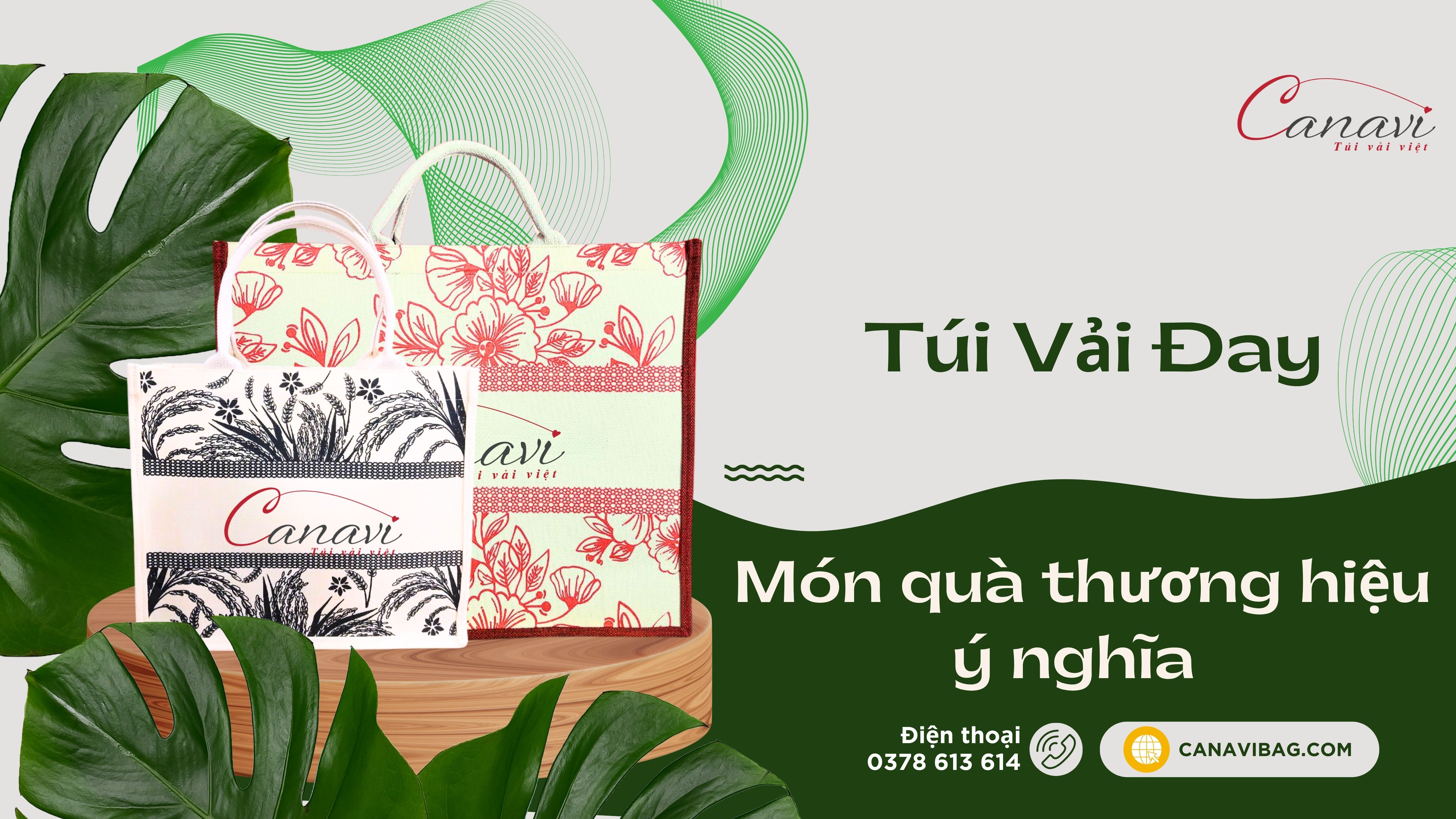 Túi vải đay – Đừng chỉ là bao bì, hãy là món quà thương hiệu ý nghĩa