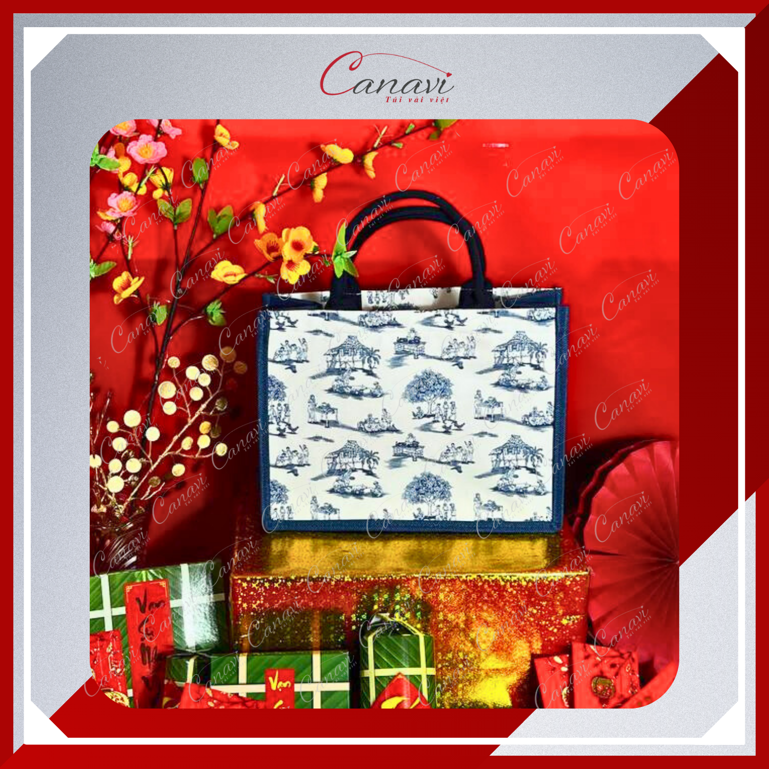 Túi Vải Đay Linen TVĐ17 