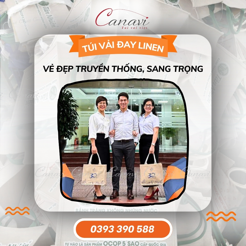 Túi vải đay: Vẻ đẹp mộc mạc truyền thống nhưng đầy sang trọng