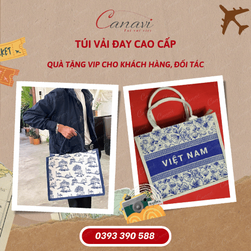 Túi vải đay - Quà tặng cao cấp, sang trọng