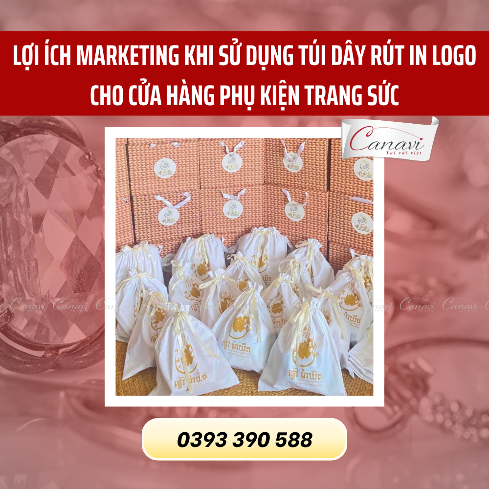 Lợi ích marketing khi sử dụng túi dây rút in logo