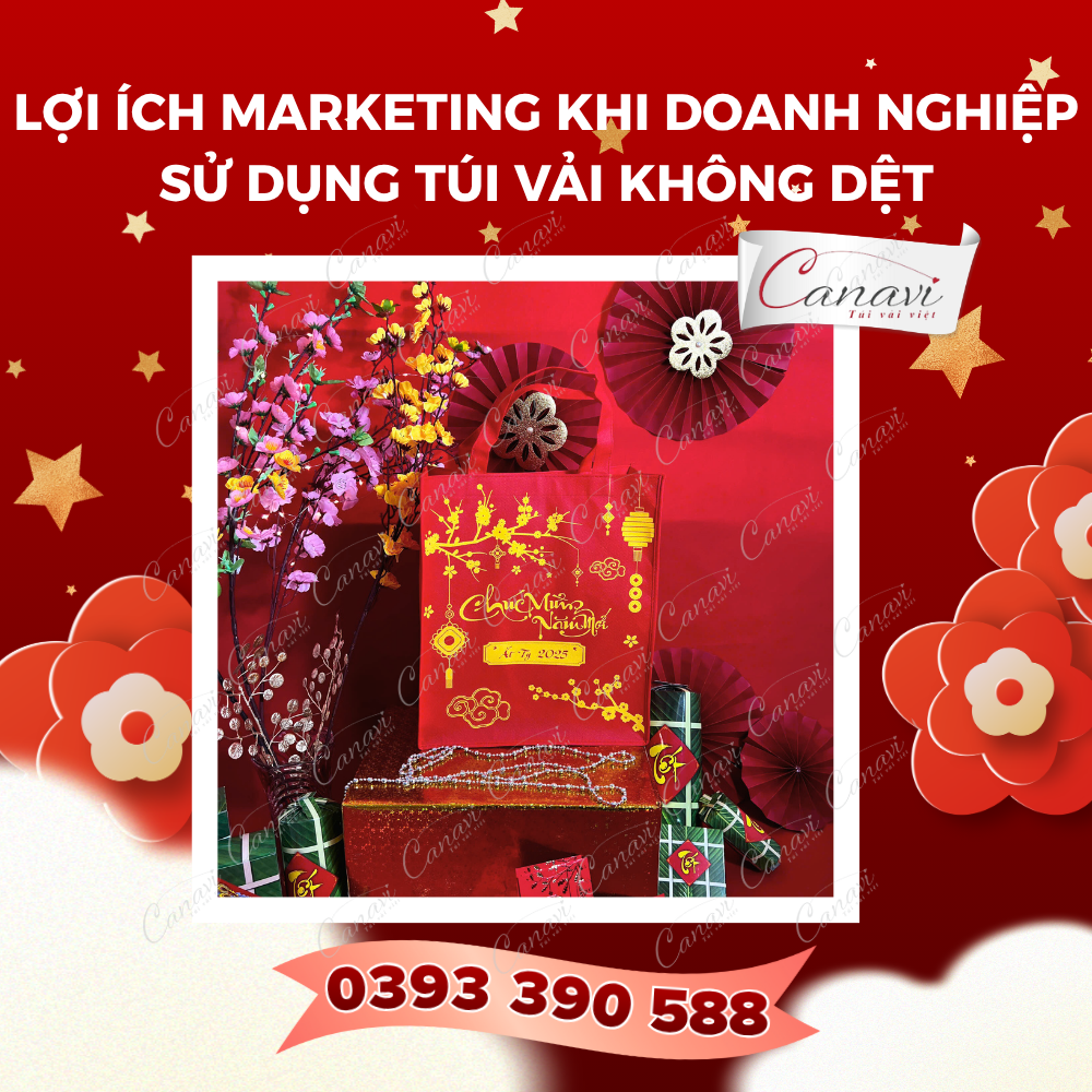 Lợi ích marketing khi doanh nghiệp sử dụng túi vải không dệt