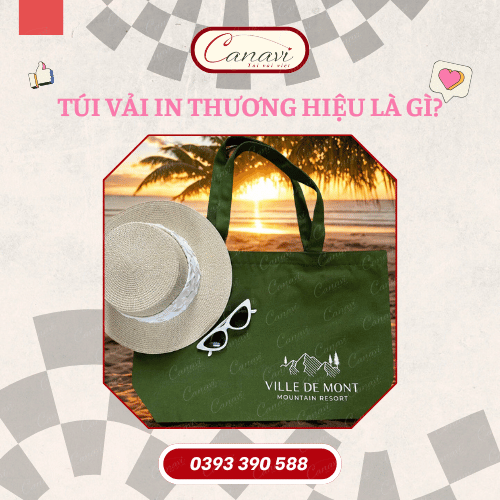 Túi vải canvas - túi vải bố - túi vải tote in thương hiệu, logo là gì?