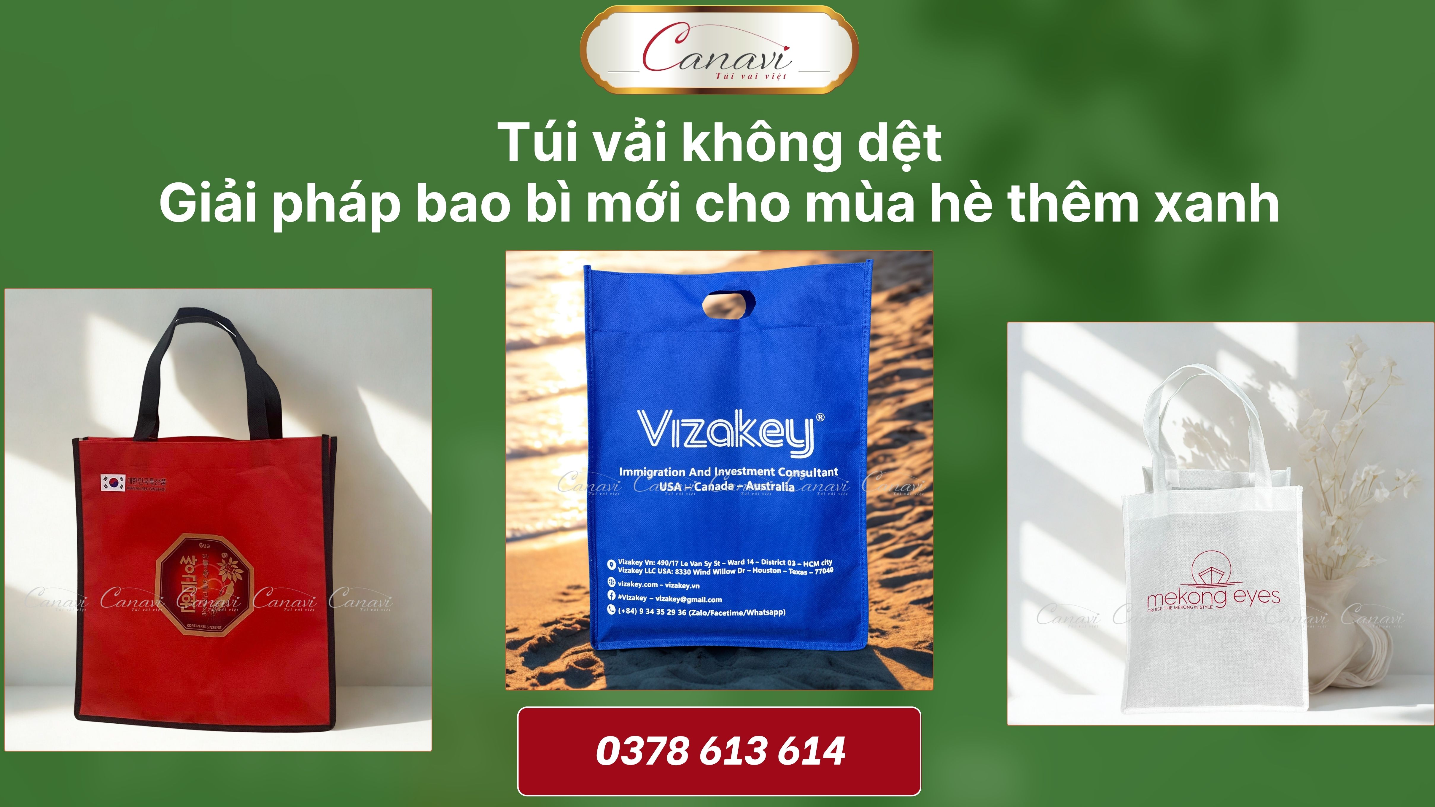 Túi vải không dệt: Giải pháp bao bì mới cho mùa hè thêm xanh