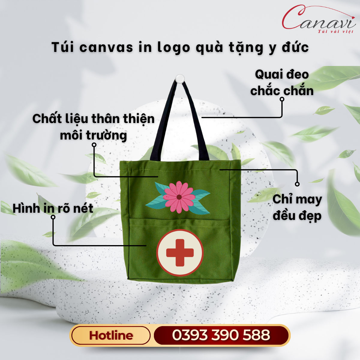 Tại sao túi vải tote in logo là quà tặng lan tỏa giá trị y đức