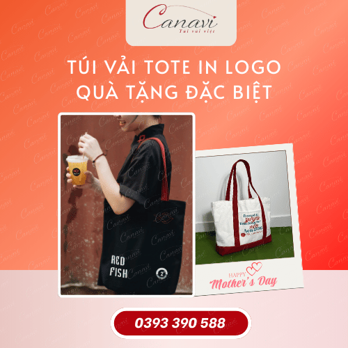 Túi vải tote - Quà tặng đặc biệt cho Ngày của Mẹ