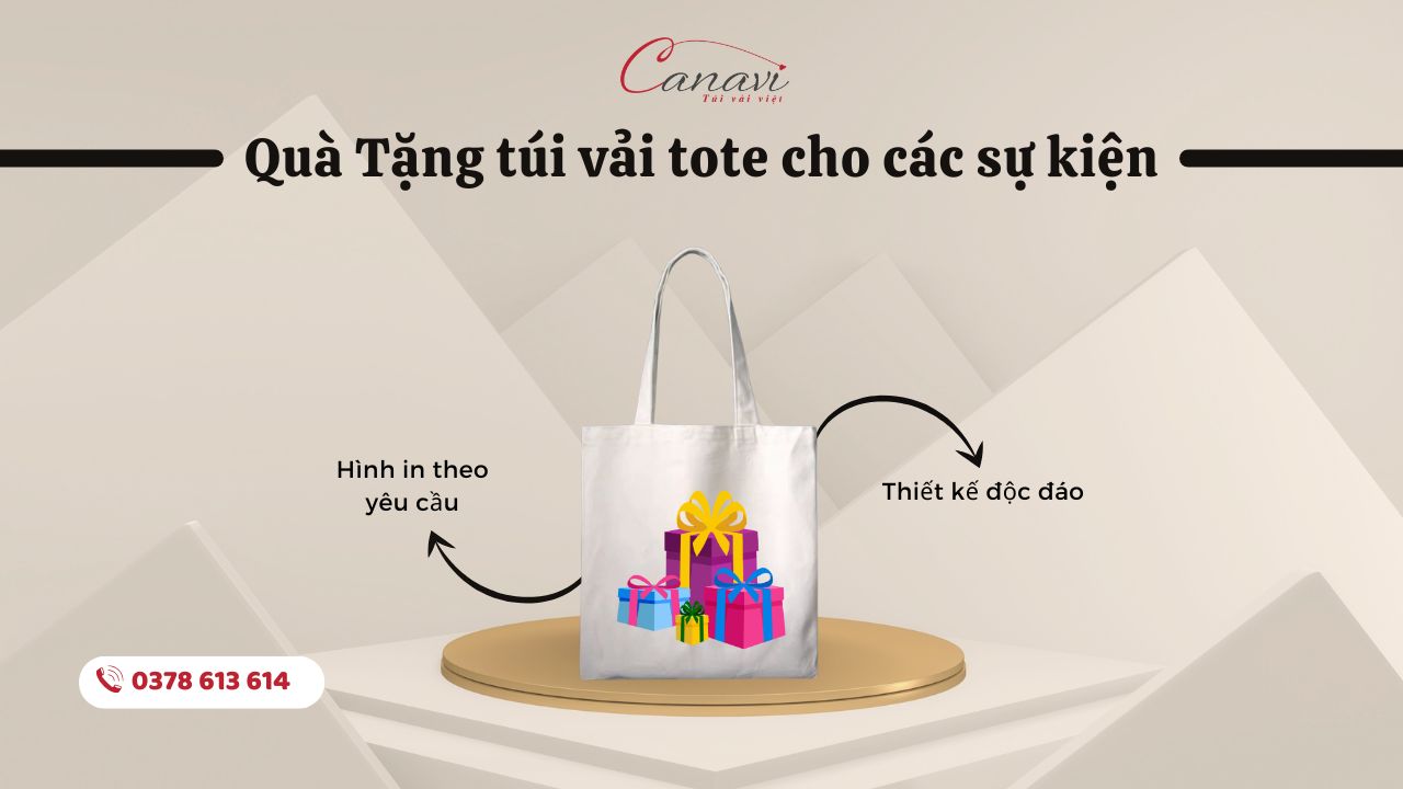 Ý Tưởng Quà Tặng Túi Vải Tote Cho Các Sự Kiện Của Công Ty