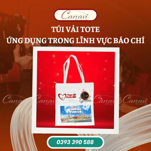 Ứng dụng của túi vải tote có vai trò gì trong lĩnh vực báo chí?