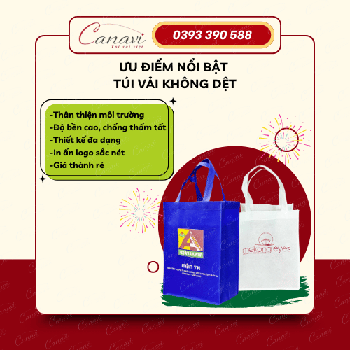 Ưu điểm “đắt giá” của túi vải không dệt so với các loại túi khác