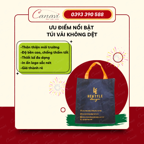 Ưu điểm “đắt giá” của túi vải không dệt so với các loại túi khác
