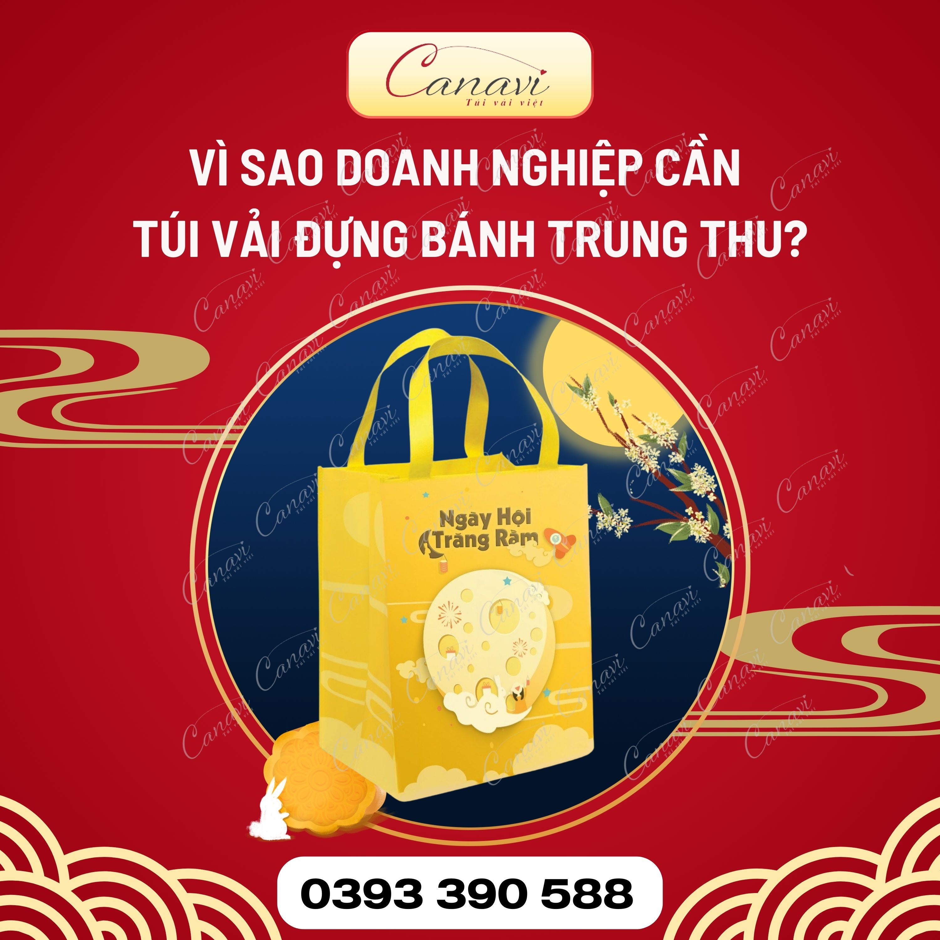 Vì sao doanh nghiệp cần túi vải đựng bánh Trung Thu?