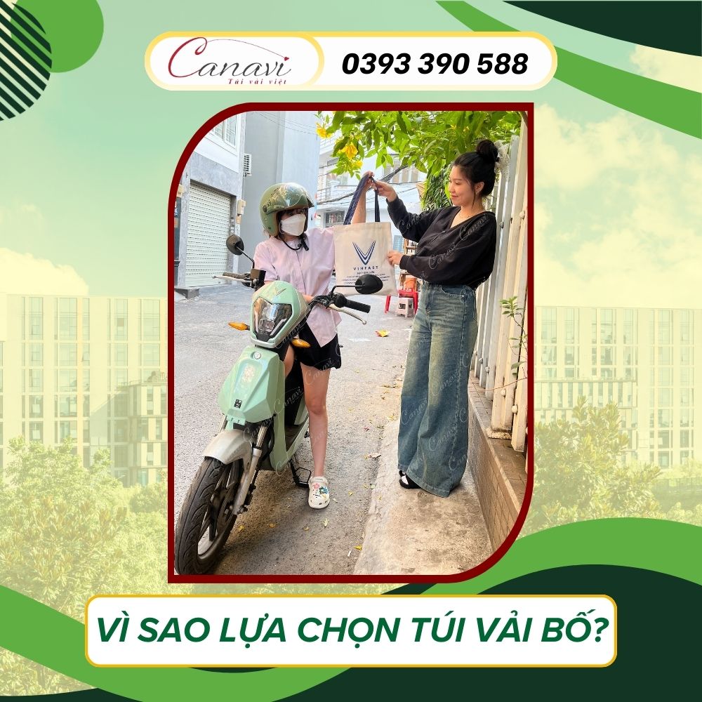 Vì sao lựa chọn túi vải bố cho xu hướng xanh hóa?
