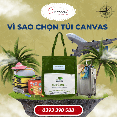 Vì sao túi canvas là lựa chọn lý tưởng cho nhiều cửa hàng lưu niệm?