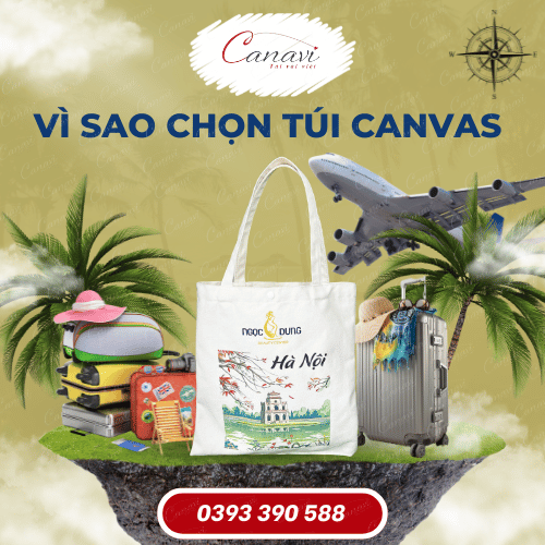 Vì sao túi canvas là lựa chọn hoàn hảo làm quà tặng