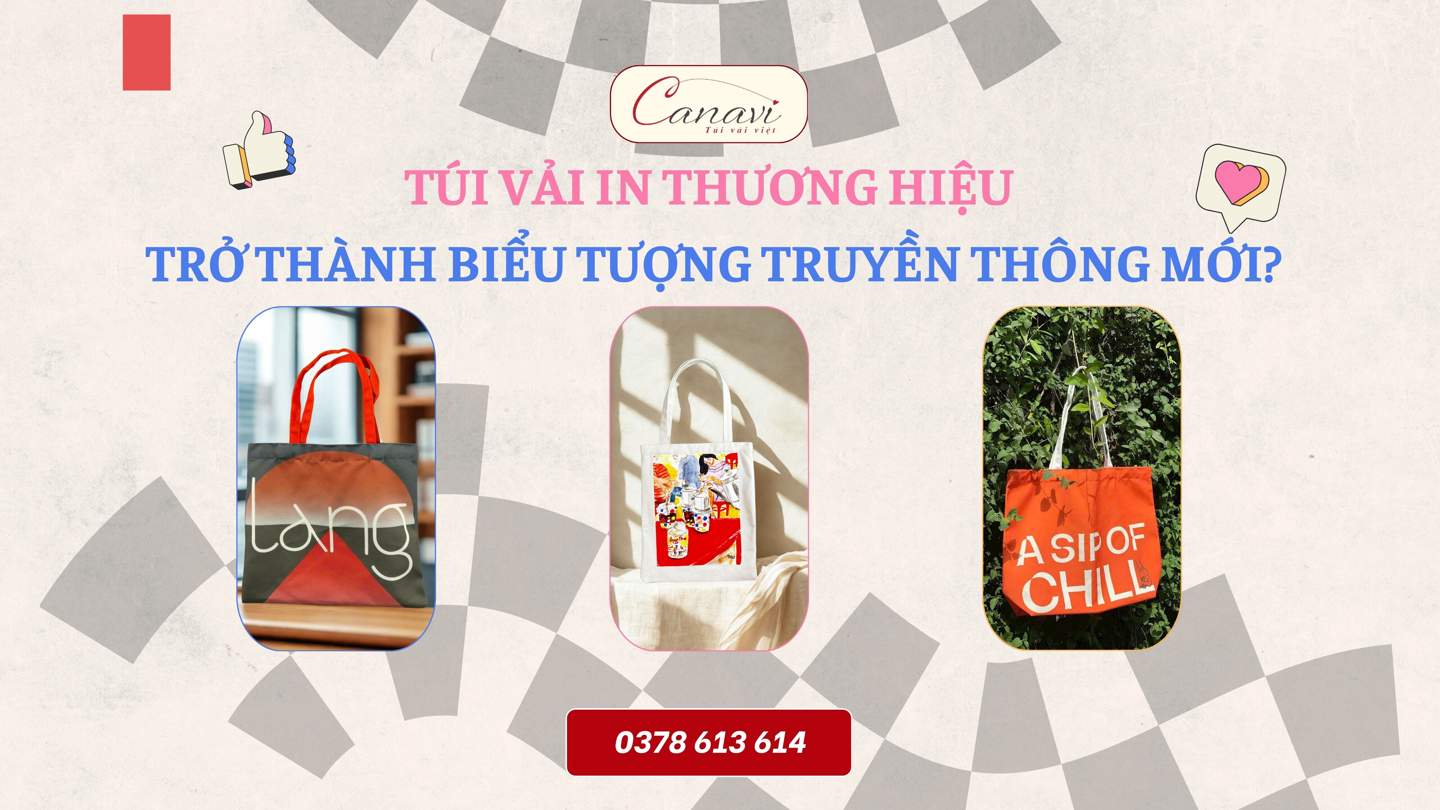 Vì sao túi vải in thương hiệu đang trở thành biểu tượng truyền thông mới?
