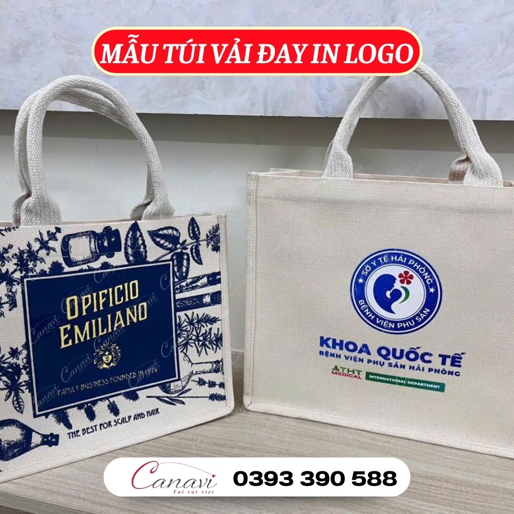 Dự án: Túi vải sợi đay in logo dành cho sự kiện y khoa