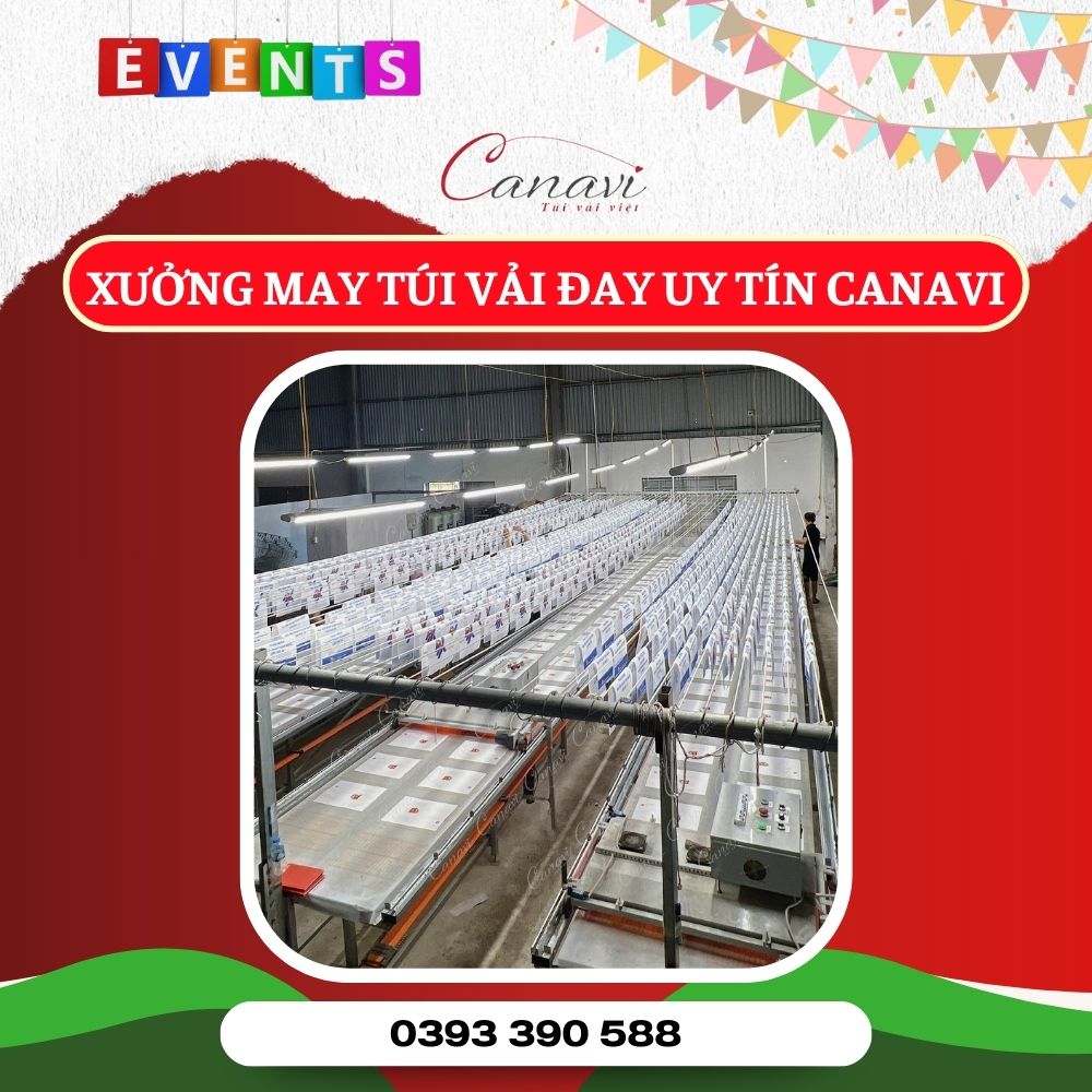 Xưởng may túi vải đay uy tín Canavi